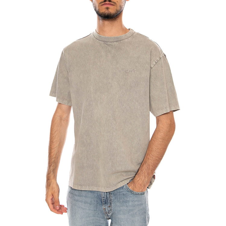 RED TAB VINTAGE TEE MINERAL BLACK GARMENT GREY - Maglietta Girocollo Uomo Grigia A0637 0134 LEVIS 