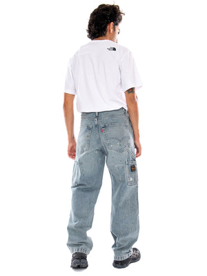 568 LOOSE STRT DBL KNEE DIVING DUCKS DX not the same - Pantaloni Denim Jeans Uomo Blu A7367 0020 LEVIS 