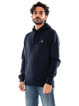 Brushed Back Hoodie Sweatshirt Dark Navy - Herren Kapuzenpullover Blau Herren LYLE & SCOTT