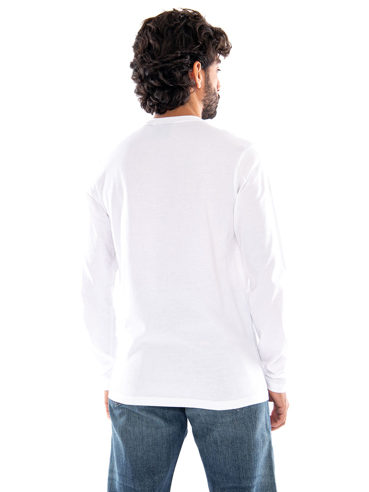 Lyle & Scott Plain L/S T-Shirt White - Maglietta Uomo a Maniche Lunghe Bianca TS512VOG 626 LYLE & SCOTT 