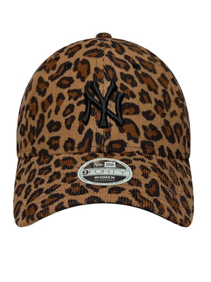 Female Leopard Cord 9FORTY® New York Yankees Stone / Black - Cappellino Donna Beige / Nero<BR/><BR/> 60915775 STNBLK NEW ERA 