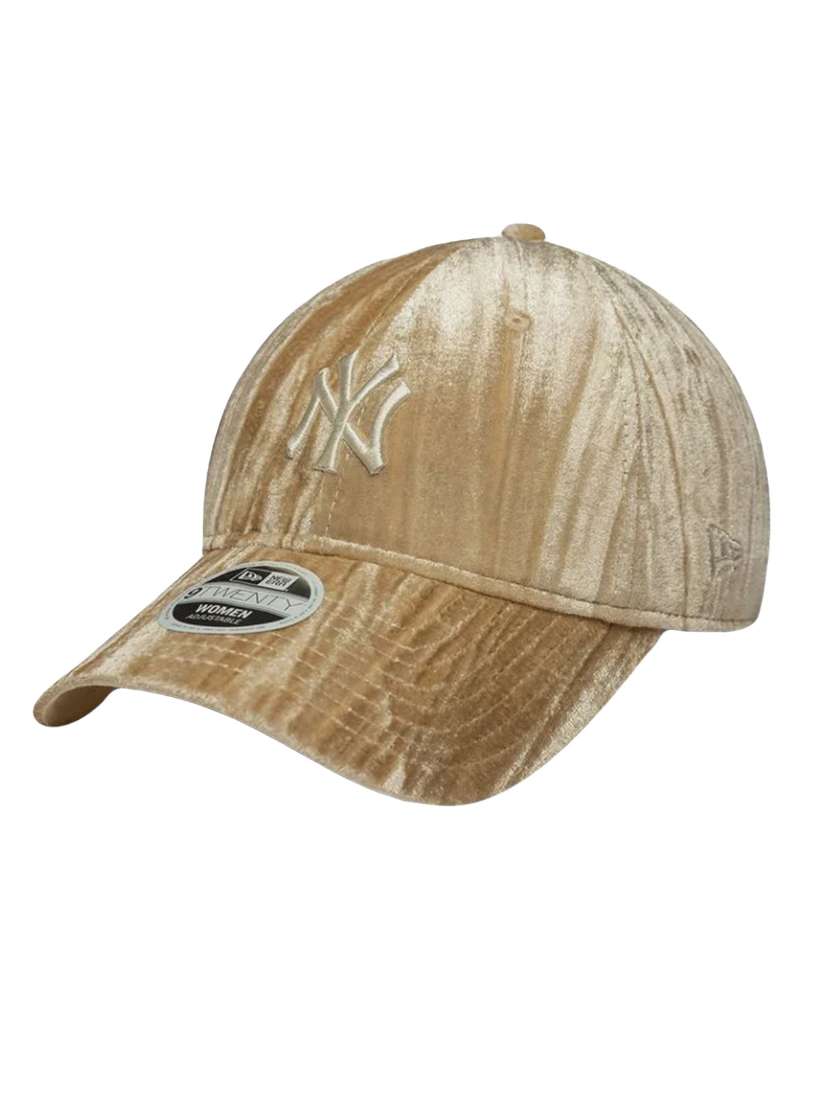 Female Velour 9TWENTY® New York Yankees Stone - Cappellino Donna Beige 60915794 STN NEW ERA 