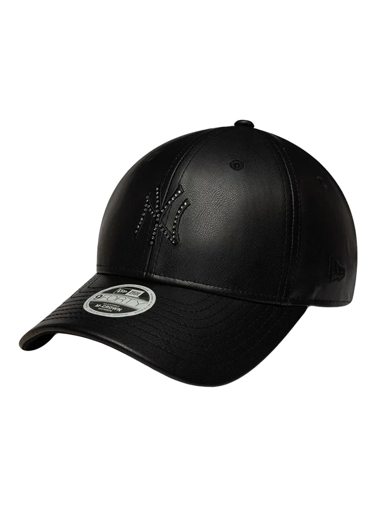 Female Diamante PU 9FORTY® MC New York Yankees Black - Cappellino Donna Nero 60915811 BLK NEW ERA 