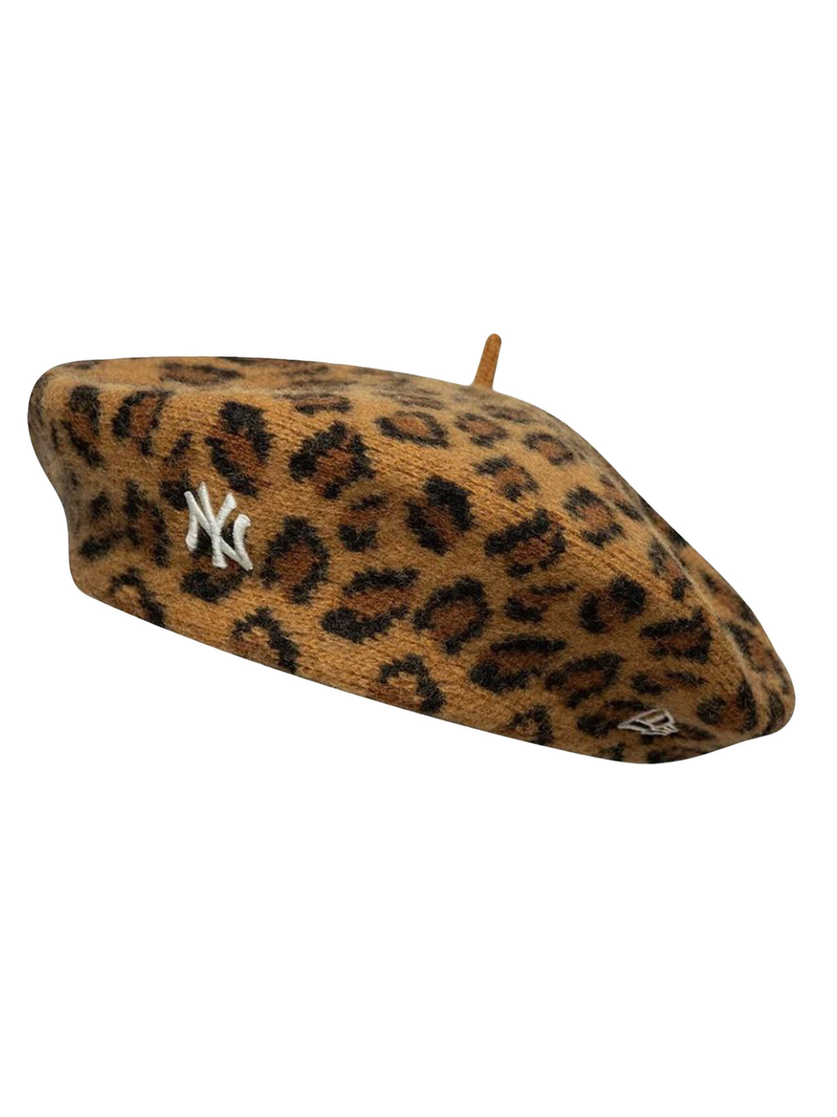 FEMALE LEOPARD BERET NEW YORK YANKEES STONE / BLACK - Berretto Multicolore 60915988 STNBLK NEW ERA 