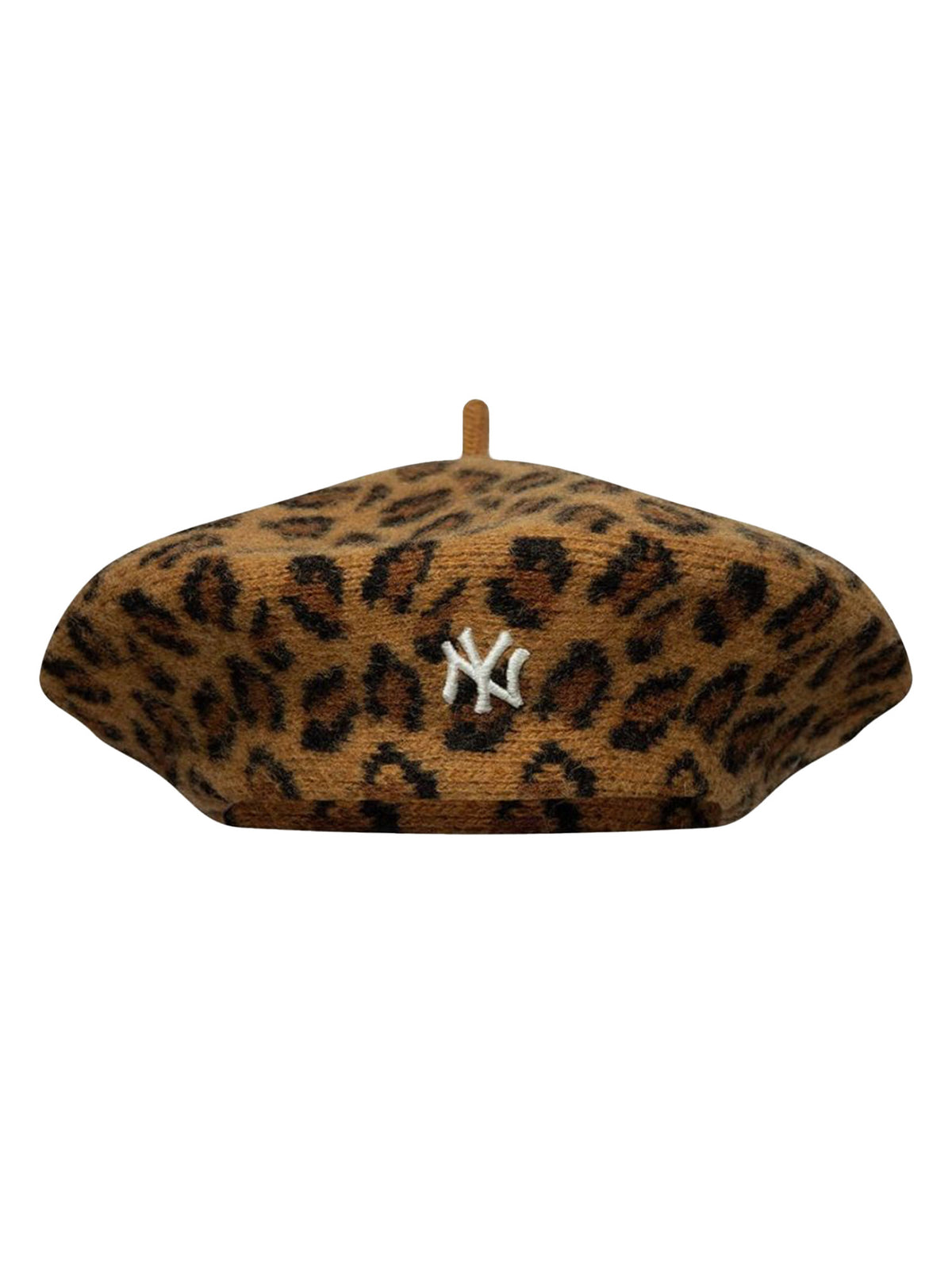 FEMALE LEOPARD BERET NEW YORK YANKEES STONE / BLACK - Berretto Multicolore 60915988 STNBLK NEW ERA 