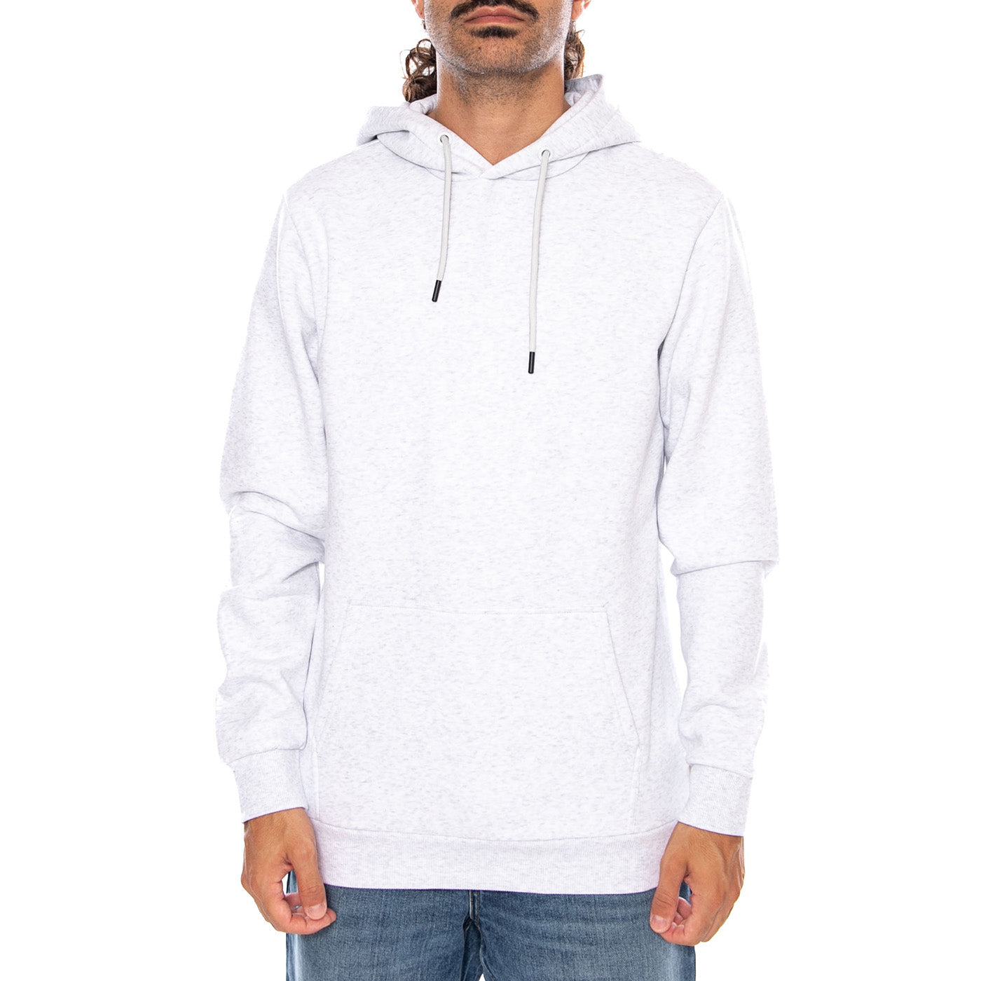 ONSCERES HOODIE SWEAT NOOS SUPER LIGHT GREY MELANGE - Felpa con Cappuccio Uomo Grigio Chiaro 22018685 4812418 ONLY & SONS 