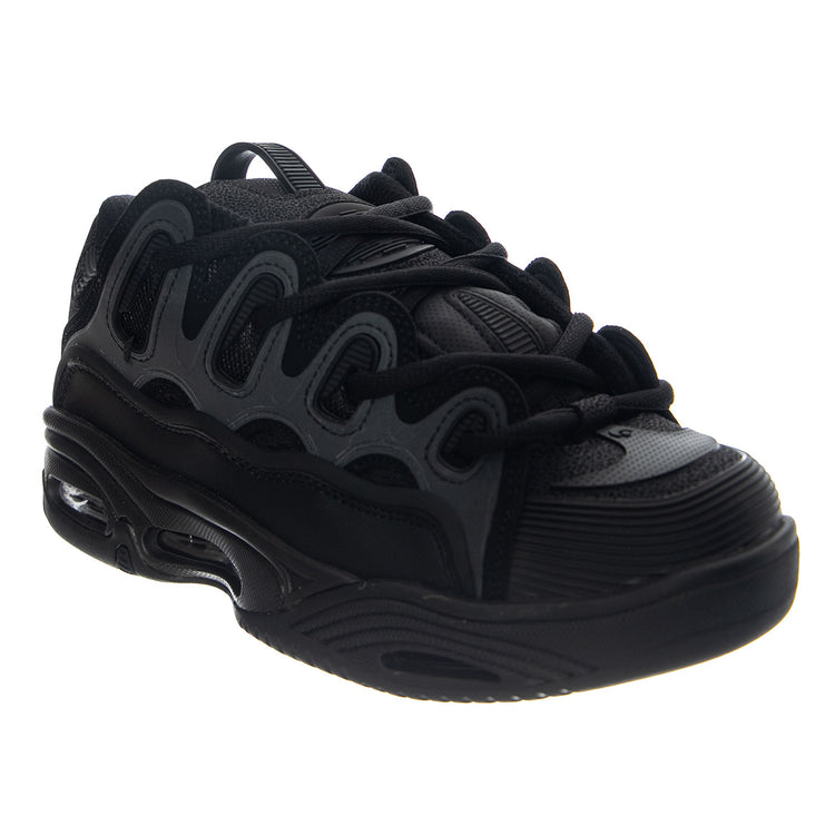 D3 2001 (25th) Footwear Black/Black/Black - Scarpe Stringate Uomo Nera 1141 OS001236 OSIRIS 