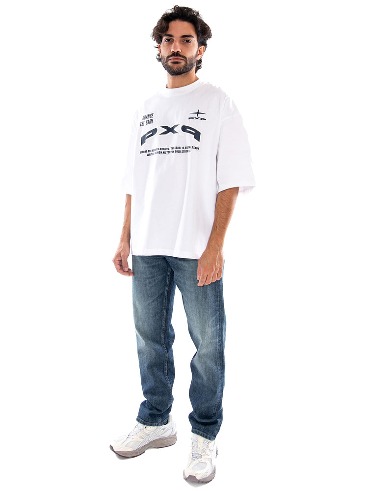PXP T-Shirt Maniche Corte White - Maglietta Uomo Bianca<BR/><BR/> 2611178 W PXP 