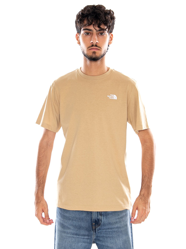 M EVO SD REG SS TEE DARK CHESTNUT - Maglietta Girocollo Uomo Marrone NF0A8CZ2 LK51 THE NORTH FACE 