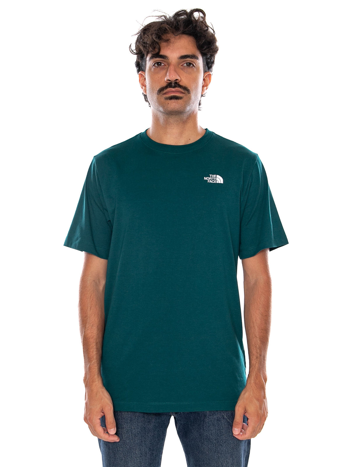 THE NORTH FACE M EVO SD REG SS TEE PACIFIC TEAL - Maglietta Girocollo Uomo Verde NF0A8CZ2 N4J1 THE NORTH FACE 