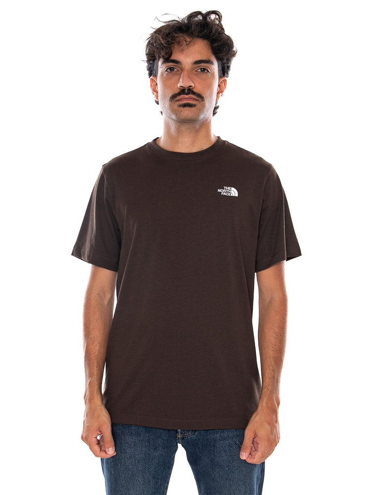 THE NORTH FACE M EVO SD REG SS TEE DARK CHESTNUT - Maglietta Girocollo Uomo Marrone NF0A8CZ2 NMF1 THE NORTH FACE 