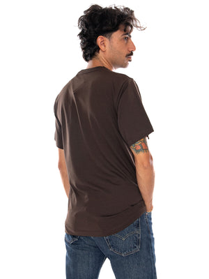 THE NORTH FACE M EVO SD REG SS TEE DARK CHESTNUT - Maglietta Girocollo Uomo Marrone NF0A8CZ2 NMF1 THE NORTH FACE 
