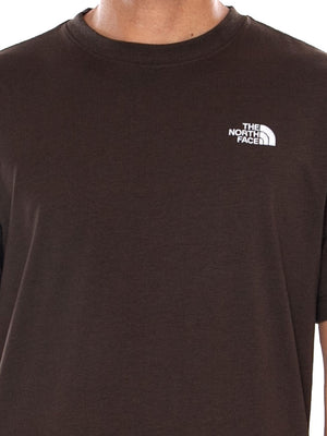THE NORTH FACE M EVO SD REG SS TEE DARK CHESTNUT - Maglietta Girocollo Uomo Marrone NF0A8CZ2 NMF1 THE NORTH FACE 