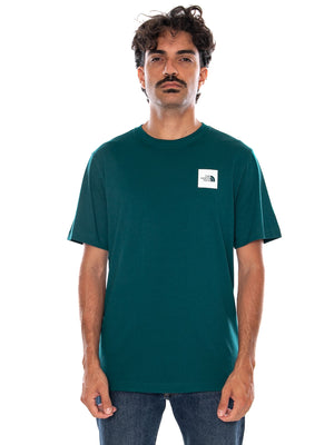 THE NORTH FACE M EVO BOX HD RG SS T PACIFIC TEAL / SMALL - Maglietta Girocollo Uomo Verde NF0A8G9C N4J1 THE NORTH FACE 