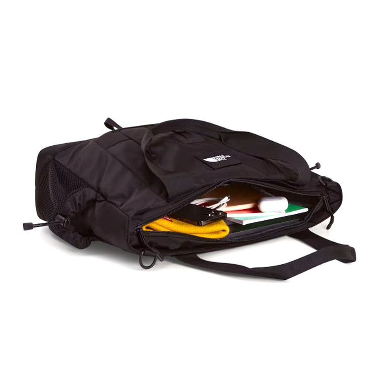 HOT SHOT TOTE STONE TNF BLACK - Borsa Tote Nera NF0A8JCF JK31 THE NORTH FACE 