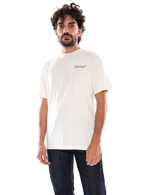 Timberland NH Poster Graphic Tee Vintage White - T-Shirt Uomo Bianca<BR/><BR/> TBC0YHBK CM91 TIMBERLAND 