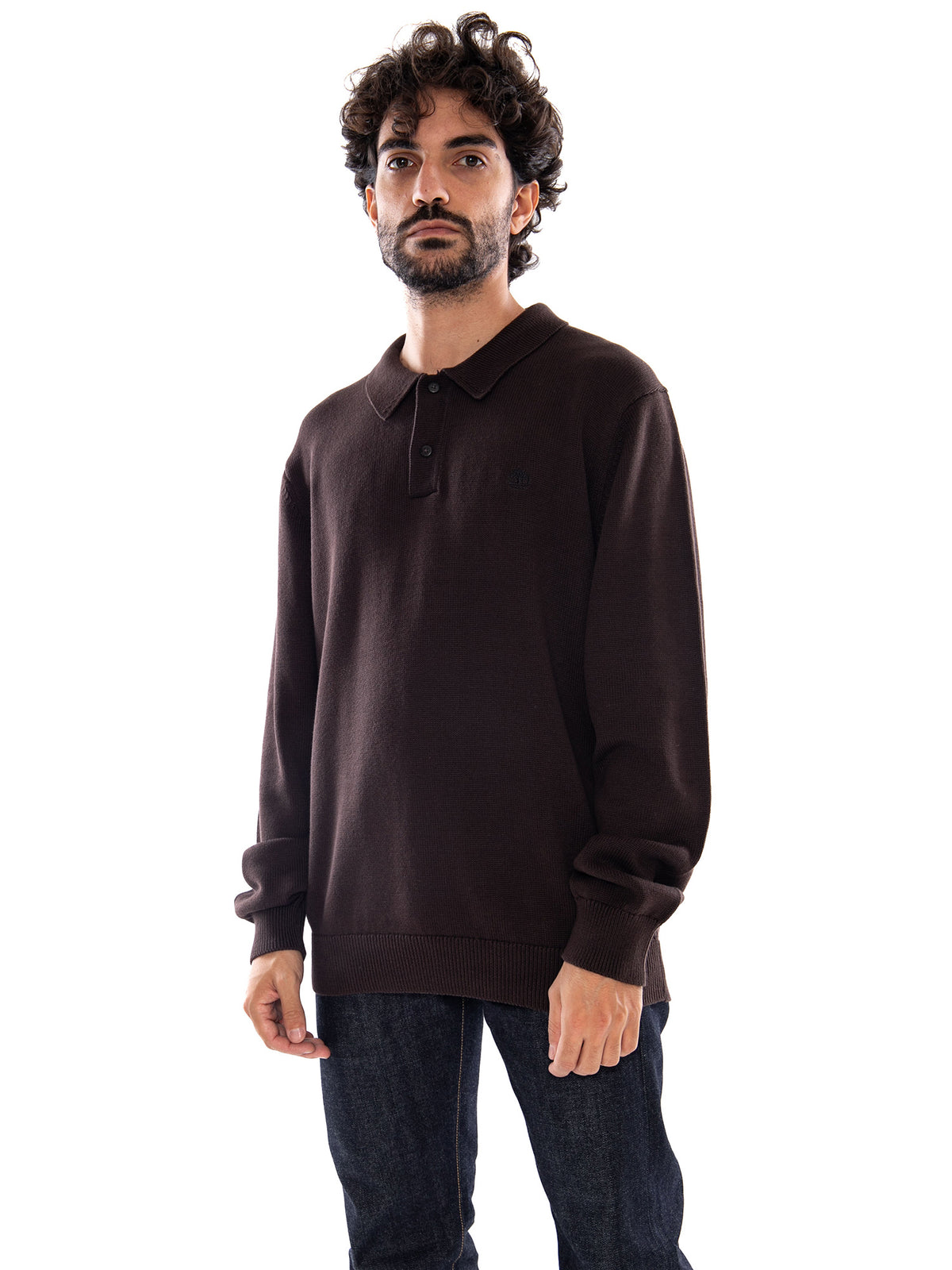 Timberland Williams River Polo Sweater Mole - Maglione Uomo Marrone TBC0YHD5 C351 TIMBERLAND 