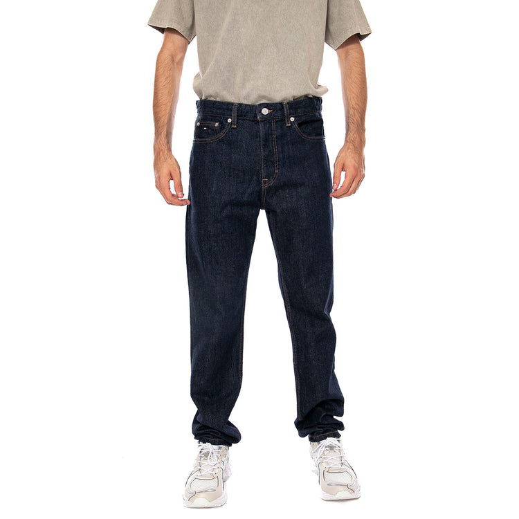 RYAN SLIM STR DI4156 CO DENIM DARK - Pantaloni Denim Jeans Uomo Blu Scuro DM0DM22187 1BK TOMMY HILFIGER 