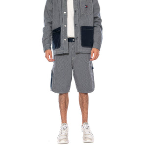JAIMIE RLXD CARP SHORT CJ6053 DENIM DARK - Bermuda Denim Jeans Uomo Multicolore DM0DM23098 1BK TOMMY HILFIGER 