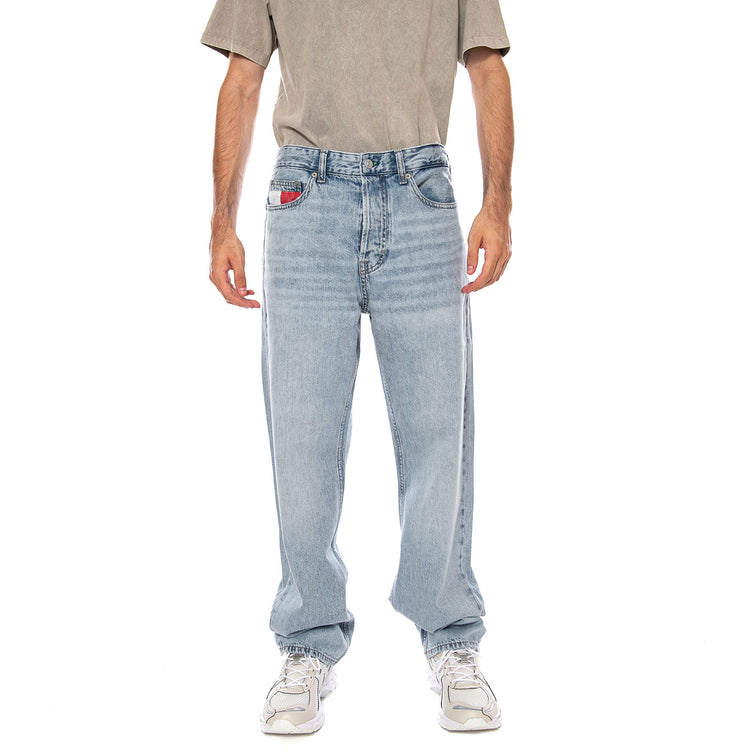 OTIS REGULAR STR CBF RWB CJ6013 DENIM LIGHT - Pantaloni Denim Jeans Uomo Blu DM0DM23654 1AB TOMMY HILFIGER 