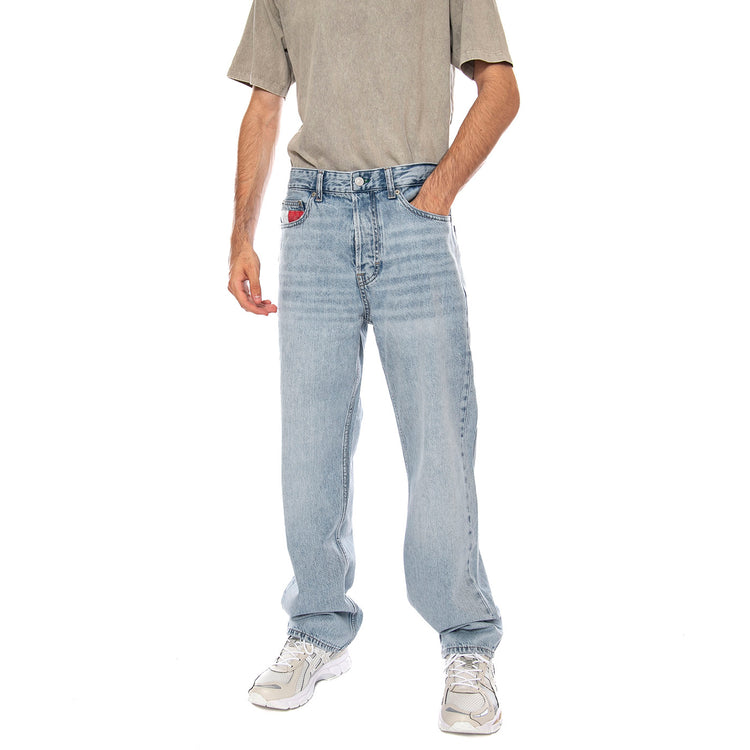 OTIS REGULAR STR CBF RWB CJ6013 DENIM LIGHT - Pantaloni Denim Jeans Uomo Blu DM0DM23654 1AB TOMMY HILFIGER 