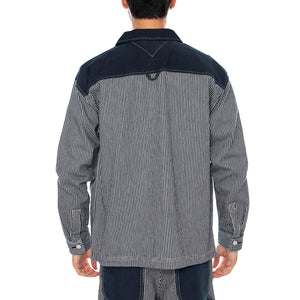 SHIRT JACKET CJ6053 DENIM DARK - Giacca Denim Jeans Uomo Multicolore DM0DM23660 1BK TOMMY HILFIGER 