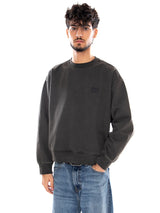 PREMIUM CREWNECK FADED BLACK - Felpa Uomo Nera  Uomo VANS