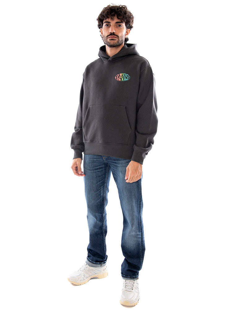 Vans Jetty Sets Pullover Faded Black - Felpa Uomo Nera Slavata<BR/><BR/> VN000WWY EMV1 VANS 