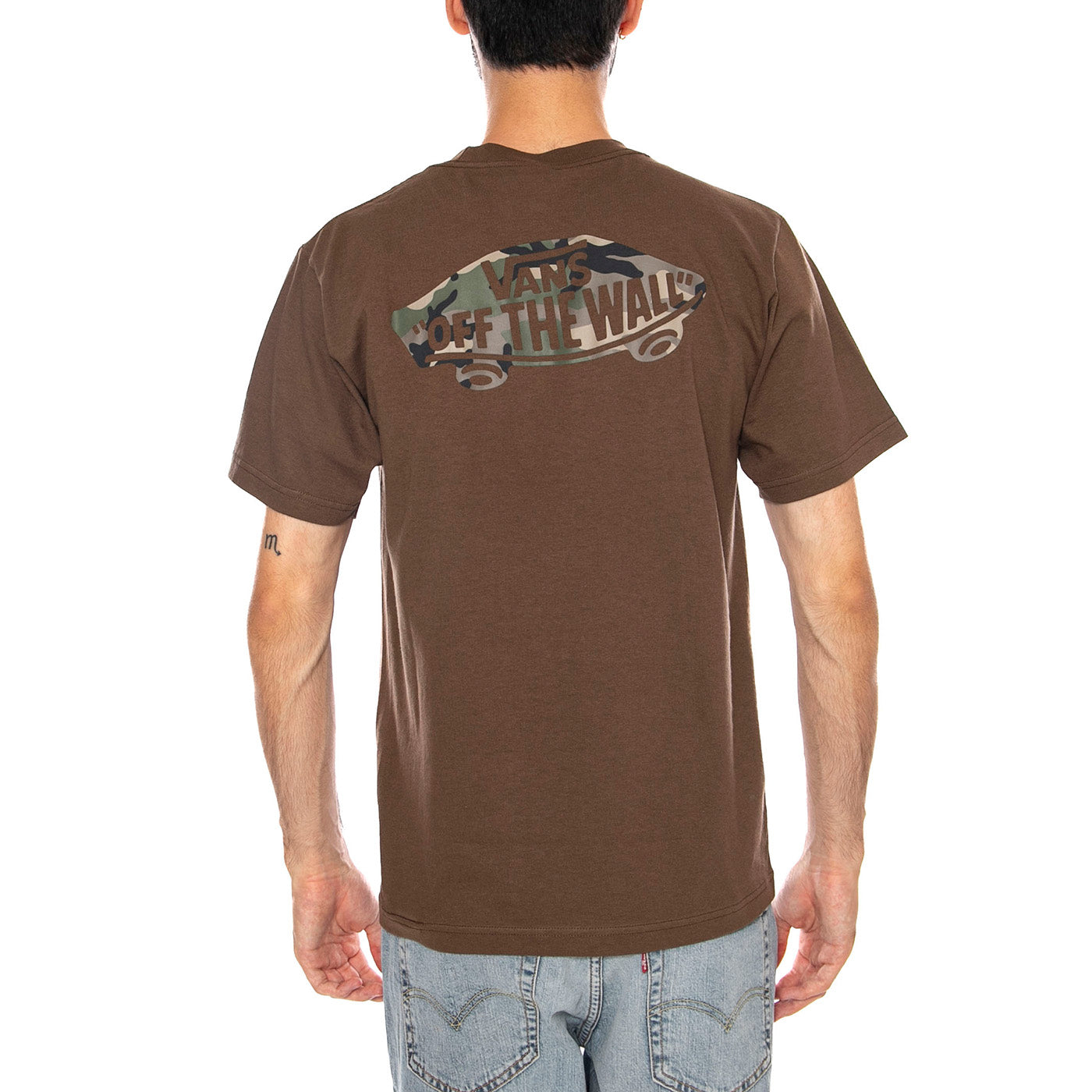 DOUBLE STANDARD FILL SS VINTAGE COCOA - Maglietta Girocollo Uomo Marrone VN000WYB FST1 VANS 