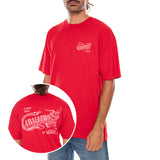 CABALLERO SS TEE RACING RED - Crewneck-T-Shirt Herren Rot VANS