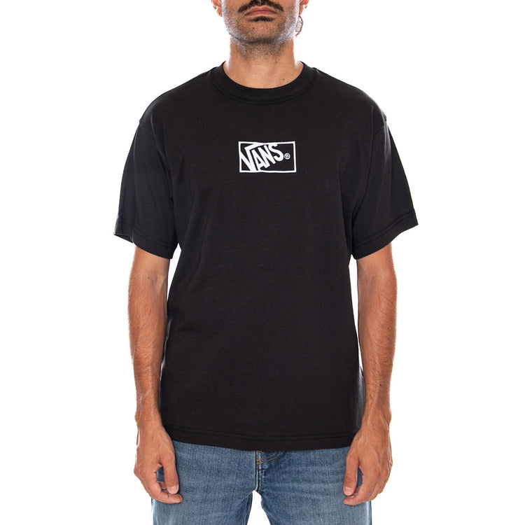 BLOCKED BOX LOOSE SS BLACK - Maglietta Girocollo Uomo Nera VN0010FG BLK1 VANS 