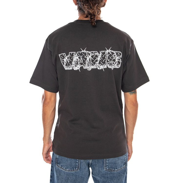 BARBED WRAP SS TEE FADED BLACK - Maglietta Girocollo Uomo Nera VN0010G1 EMV1 VANS 