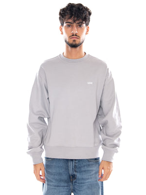 LEFT CHEST II CREW LIGHT GREY - Felpa Uomo Grigia VN0010G7 LTG1 VANS 