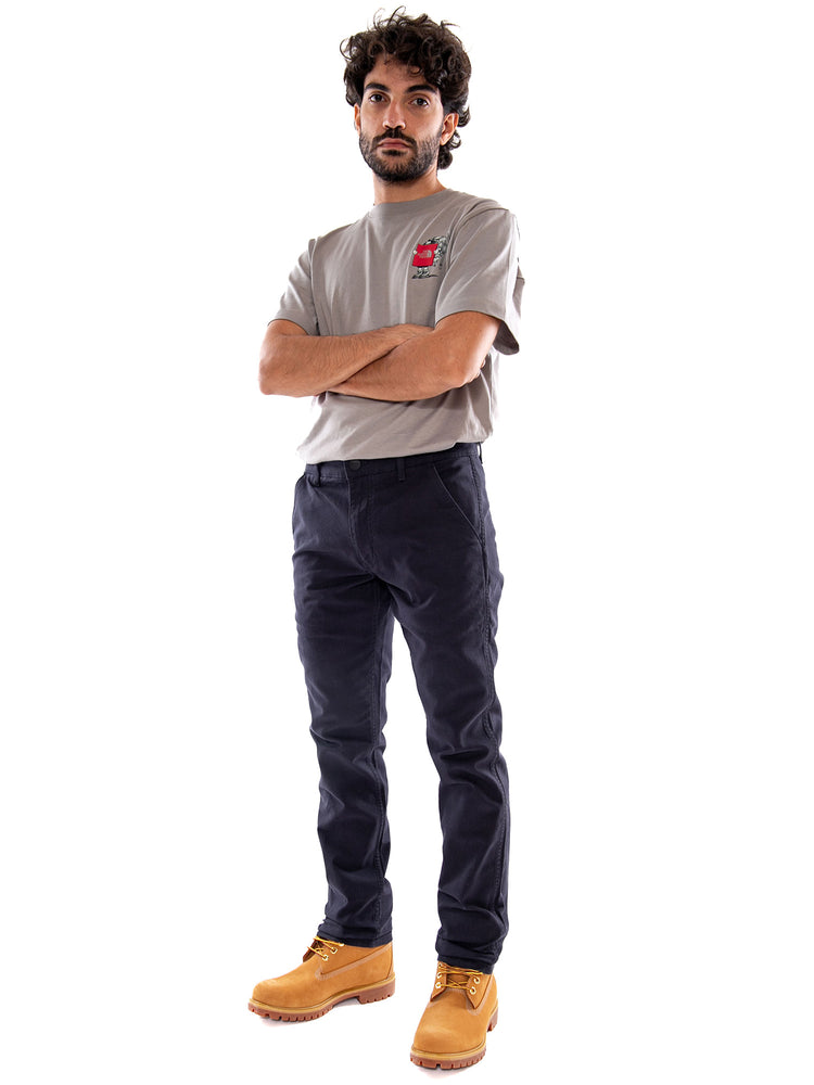 Wrangler Regular Chino Dark Navy - Pantaloni Chino Uomo Blu Scuro 112371030 BL WRANGLER 