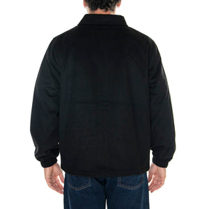 MLB Coaches Jacket Nevyan Black / White - Giacca Invernale Uomo Nera 60424437 . NEW ERA 