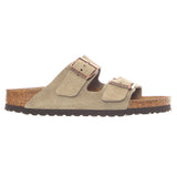 Arizona Suede Leather Narrow Fit Taupe - Sandali Uomo / Donna Beige  Uomo BIRKENSTOCK