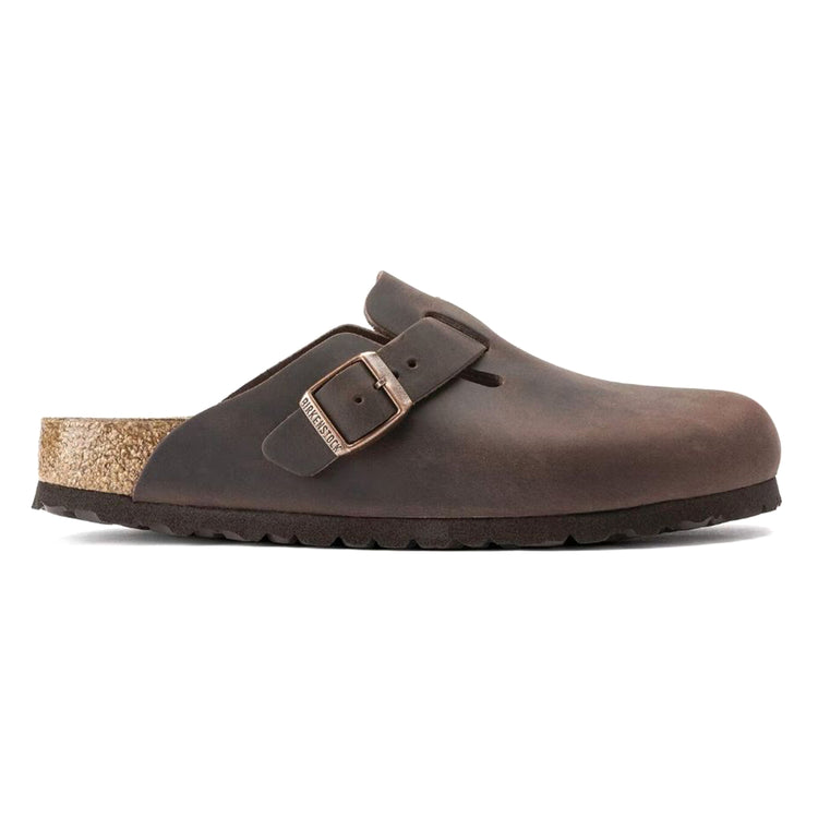 BOSTON OILED LEATHER NARROW FIT HABANA - Sandali Uomo / Donna Marroni 860133 HBN BIRKENSTOCK 
