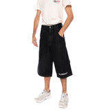 BERMUDA 14INCH T.BLACK DENIM ONLY ST.W. BLACK - Bermuda Denim Jeans Uomo Neri  Uomo BLUESKIN