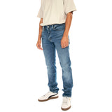 KLONDIKE PANT BLUE MID USED WASH - Pantaloni Denim Jeans Uomo Blu  Uomo CARHARTT WIP