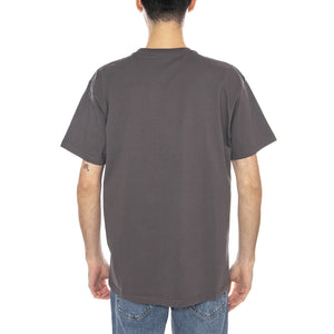 S/S CHASE T-SHIRT PORPHYRY / GOLD - Maglietta Girocollo Uomo I026391 3H5XX CARHARTT WIP 