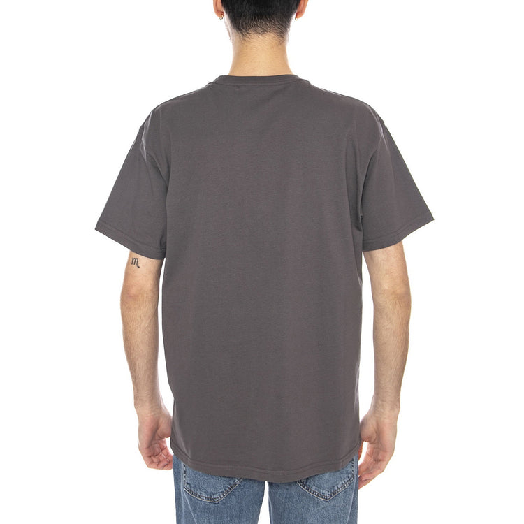 S/S CHASE T-SHIRT PORPHYRY / GOLD - Maglietta Girocollo Uomo I026391 3H5XX CARHARTT WIP 