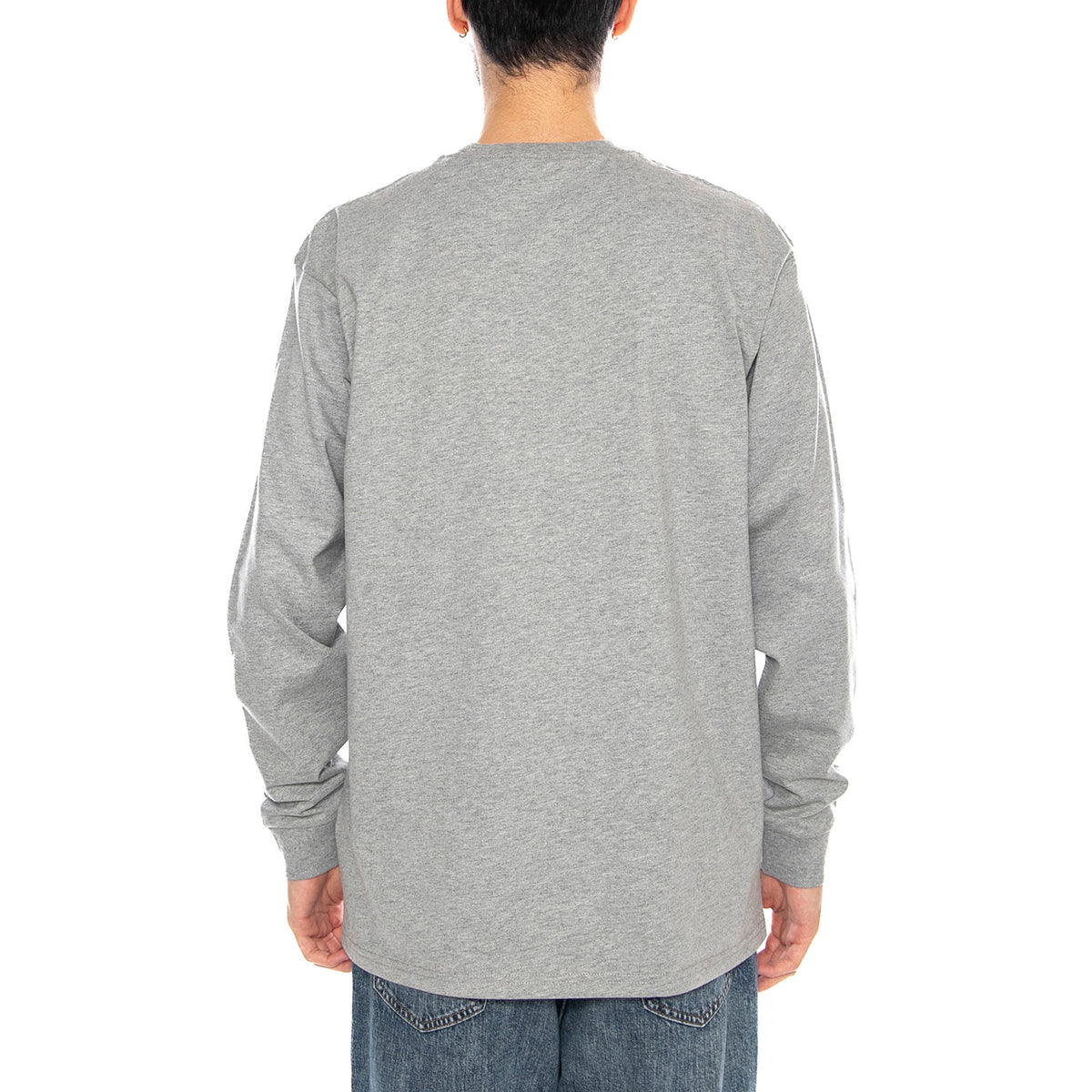 L/S Chase T-Shirt - Maglietta Maniche Lunghe Uomo Grigia I026392 00MXX CARHARTT WIP 