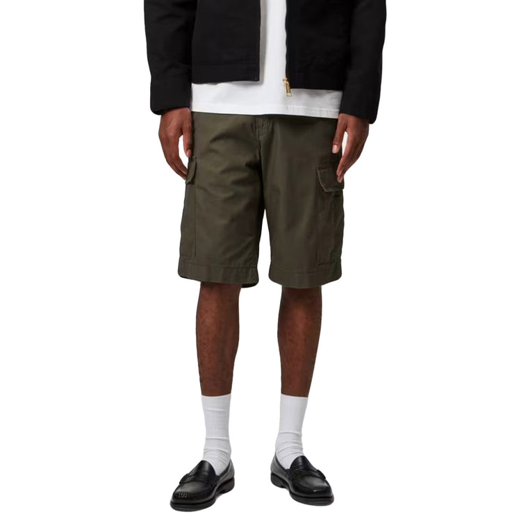 REGULAR CARGO SHORT CYPRESS / RINSED - Bermuda Uomo Verde Scuro I028246 6302 CARHARTT WIP 