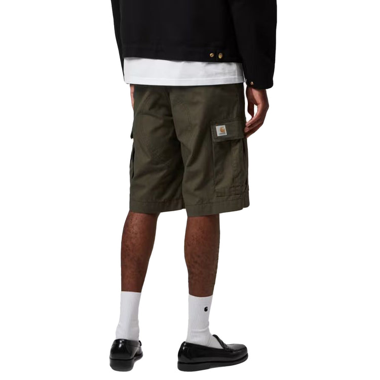 REGULAR CARGO SHORT CYPRESS / RINSED - Bermuda Uomo Verde Scuro I028246 6302 CARHARTT WIP 