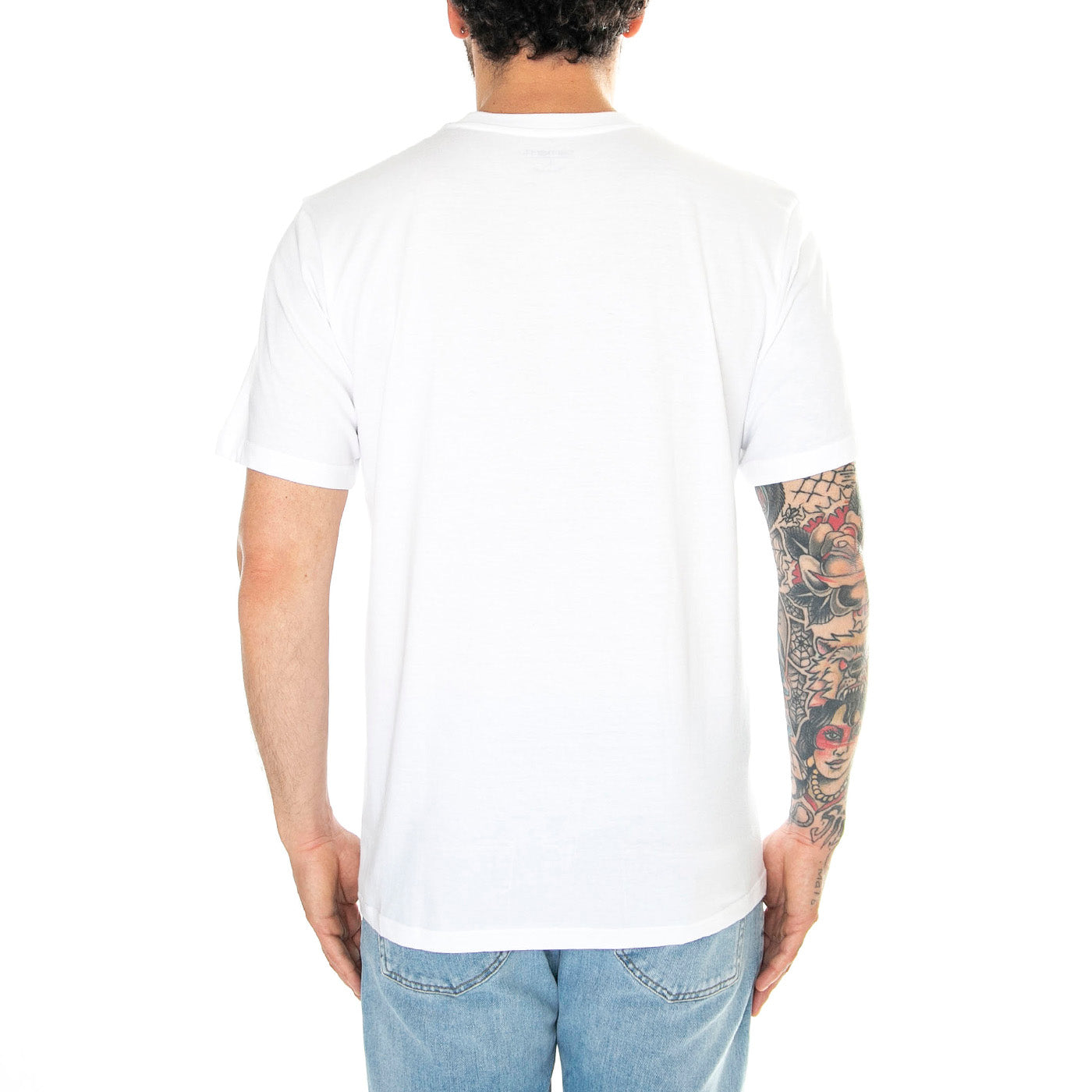 STANDARD CREW NECK T-SHIRT 2 PACK WHITE + WHITE - Maglietta Girocollo Uomo Bianca I029370 931XX CARHARTT WIP 