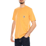 Kurzarm-T-Shirt mit Tasche, sanftes Orange – Herren-T-Shirt mit Rundhalsausschnitt, orange, CARHARTT WIP