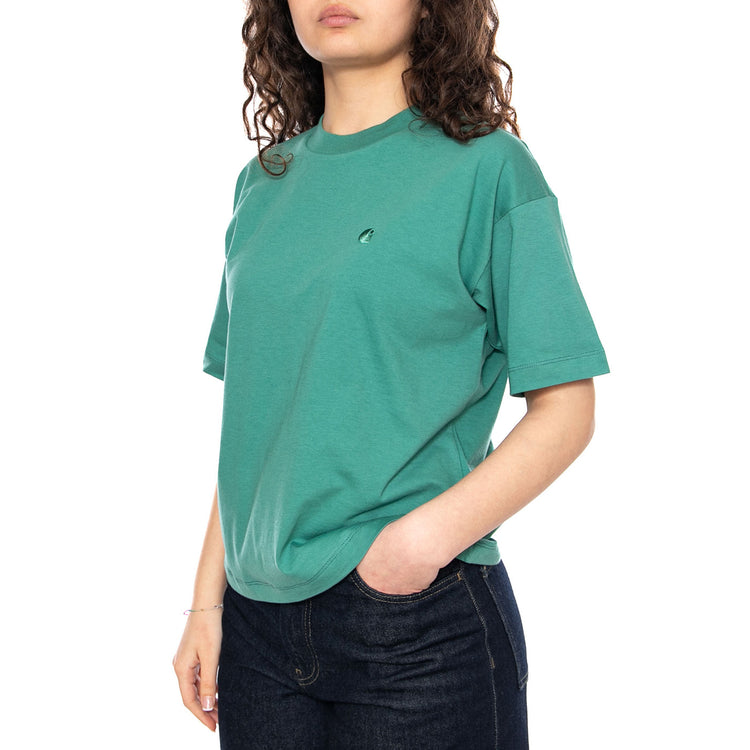 W' S/S Chester T-Shirt Lyly - Maglietta Girocollo Donna Verde I030656 3ICXX CARHARTT WIP 