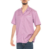 S/S Delray Shirt Gentle Purple / White - Camicia Maniche Corte Uomo Viola  Uomo CARHARTT WIP