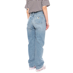 W' Noxon Pant Blue - Pantaloni Denim Jeans Donna Blu I031920 01WU CARHARTT WIP 