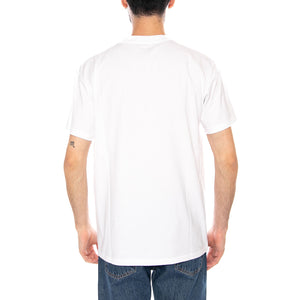 S/S POCKET HEART T-SHIRT WHITE/RED - Maglietta Girocollo Uomo Bianca I032128 1WZXX CARHARTT WIP 